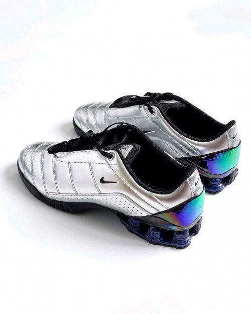 Maha Amsterdam x Nikee Total 90 Secutor Shox Magia Metallic Silver Black Blue