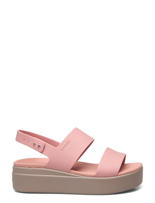 Crocss Brooklyn Womens Wedge Sandals pink