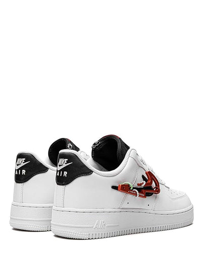 NIKE AIR FORCE 1 CARABINER RED SWOOSH