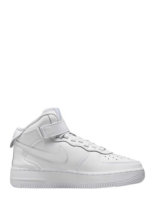 Nikee airforce long mid LEATHER WHITE