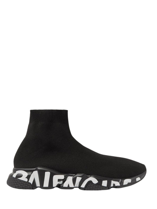 Balenciagaa Speed Runners Black White fix 106