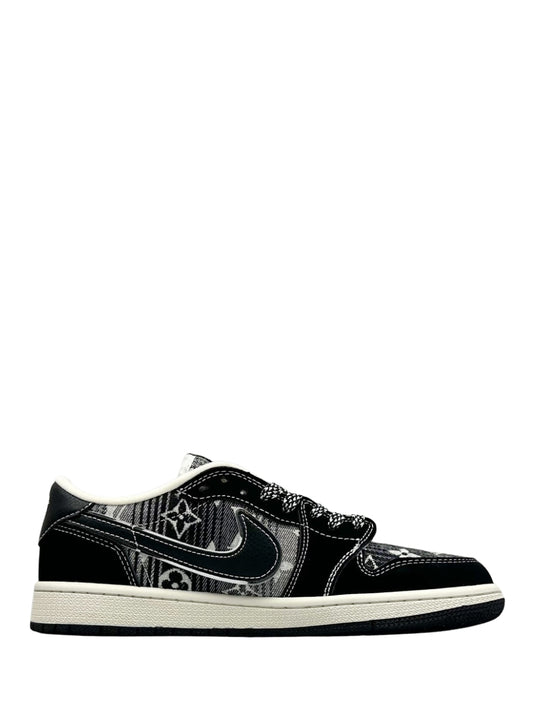 Air jordan 1 low X louiss vittonn black monogram 379