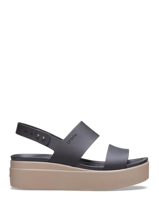 Crocss Brooklyn Slingback Low Wedge Sandals For Her Navy