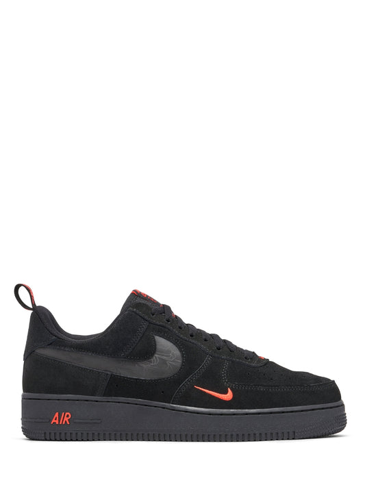 Nikee Airforce 1 Low Multi Swoosh Black Crimson 1208