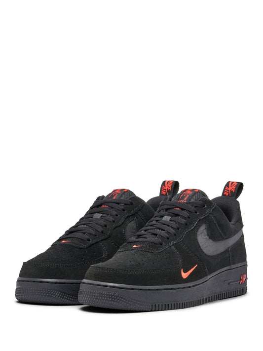 Nikee Airforce 1 Low Multi Swoosh Black Crimson 1208